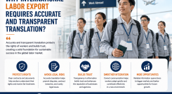 Why International Labor Export Requires Accurate and Transparent Translation