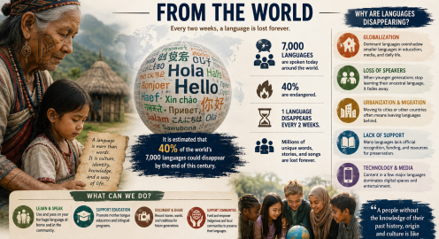 Languages That Are Disappearing from the World