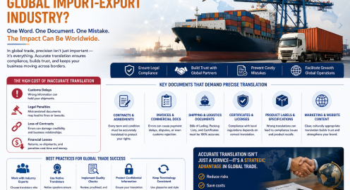 How Accurate Does Translation Need to Be in Global Import-Export Industries?