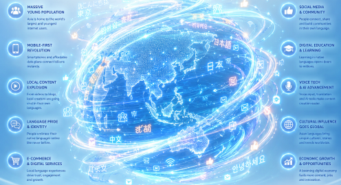 Which Languages Are Growing the Fastest in Asia?
