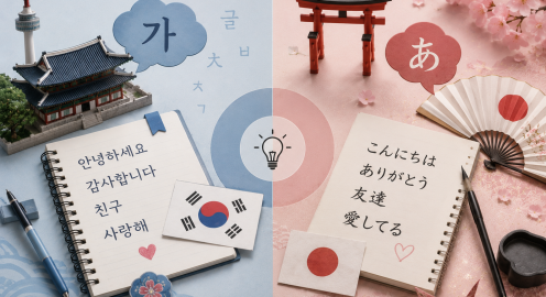 Interesting Differences Between Korean and Japanese