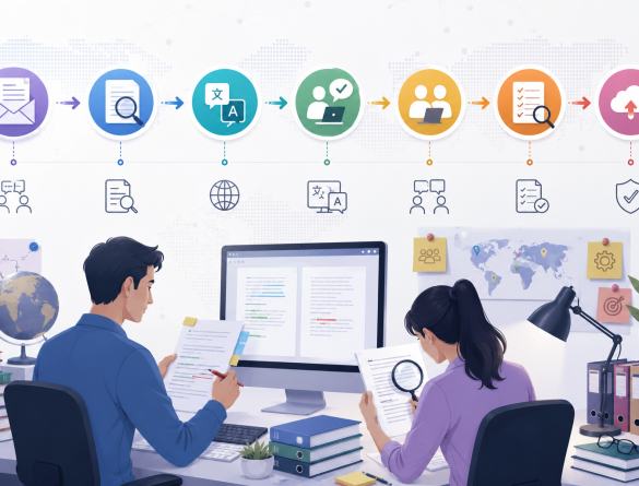 Quy trình QA kiểm tra chất lượng bản dịch hoạt động thế nào?