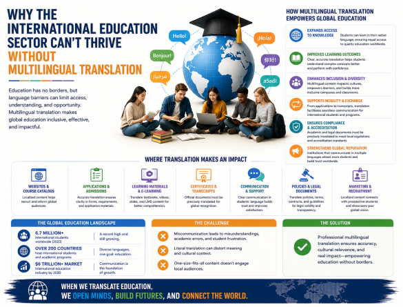Why Can International Education No Longer Function Without Multilingual Translation?