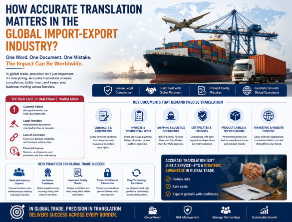 How Accurate Does Translation Need to Be in Global Import-Export Industries?
