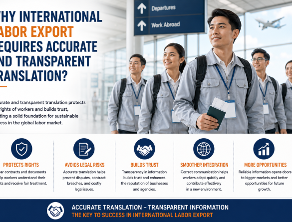 Why International Labor Export Requires Accurate and Transparent Translation