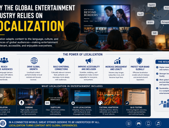 Why the Global Entertainment Industry Is Becoming More Dependent on Localization