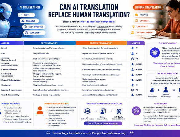 Can AI Translation Replace Human Translators?