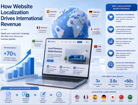 How Website Localization Impacts Global Revenue
