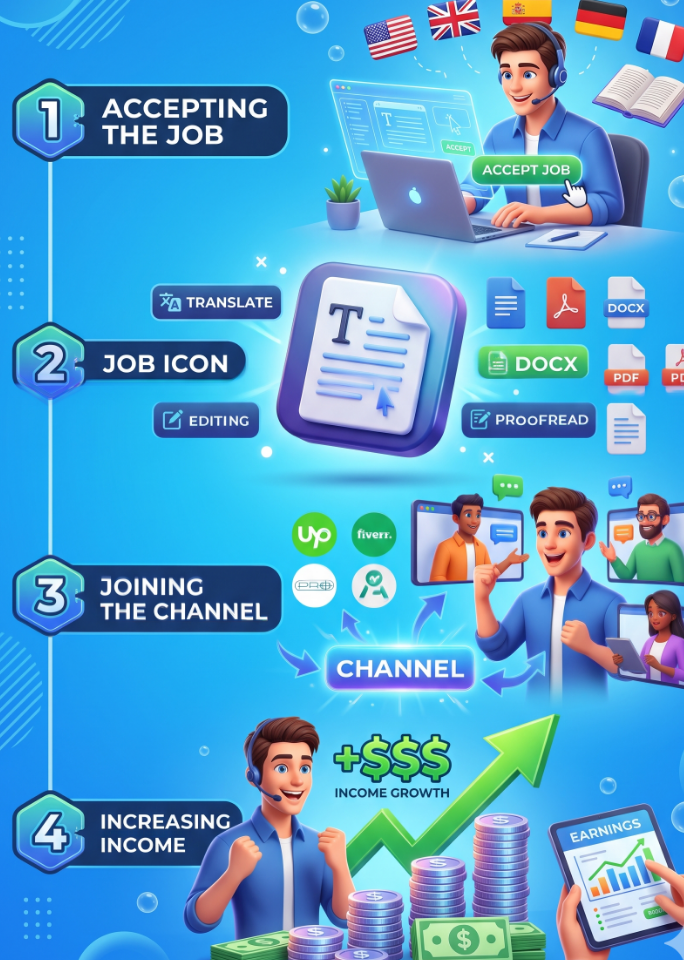 Cách kiếm tiền từ dịch thuật